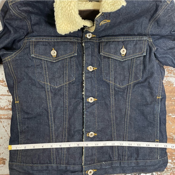 Naked & Famous Sherpa Japanese Denim Jacket - Picture 14 of 15